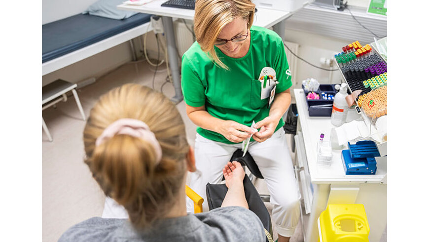 Näytteenotto laboratoriossa